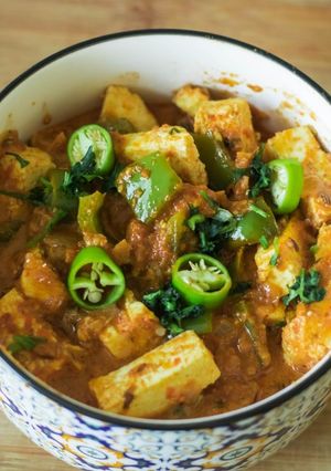 A picture of Paneer capsicum.
