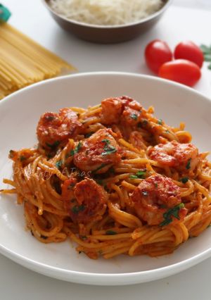 Foto resep Creamy Shrimp Pasta