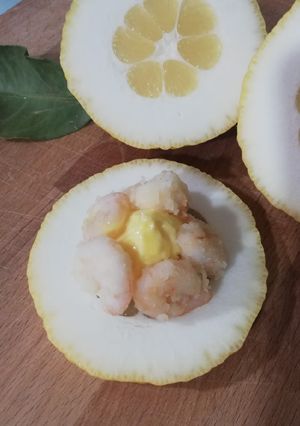 Foto di Monoporzioni di gamberetti fritti e maionese 🌷