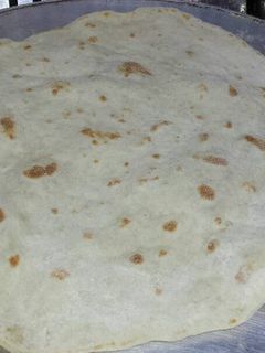 صورة لوصفة خبز الصاج بعجينة العشر دقائق