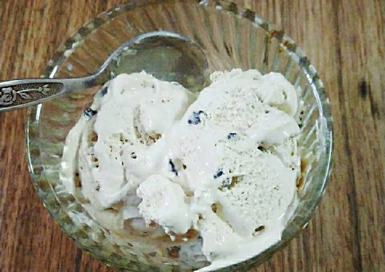 How to Make Coffee and Choco chips ice-cream in 22 Minutes for Mom