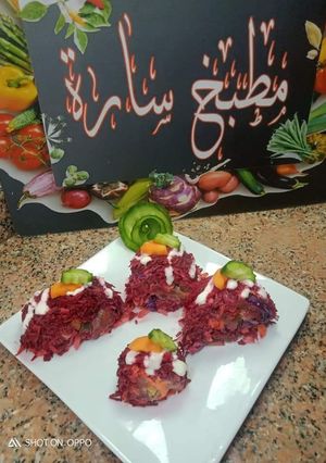 صورة لوصفة سلطه رنجه بالبنجر