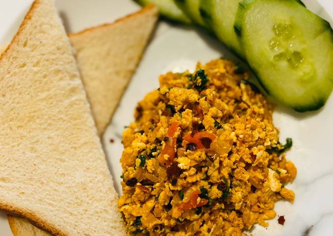 Masala egg scrambled