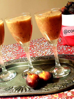 عکسی از دستور اسموتی انجیر و موز(برای دورهمی)