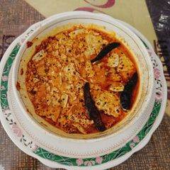 A picture of Papad Bhaji.