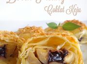 Gambar bolen pisang coklat