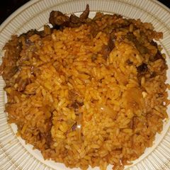 A picture of Jolof rice.