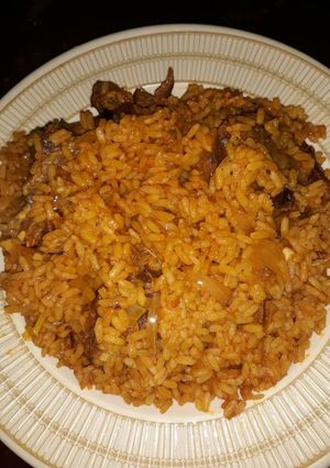 A picture of Jolof rice.