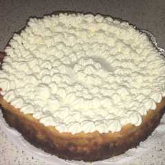 Una foto de Tarta de queso al horno sin gluten