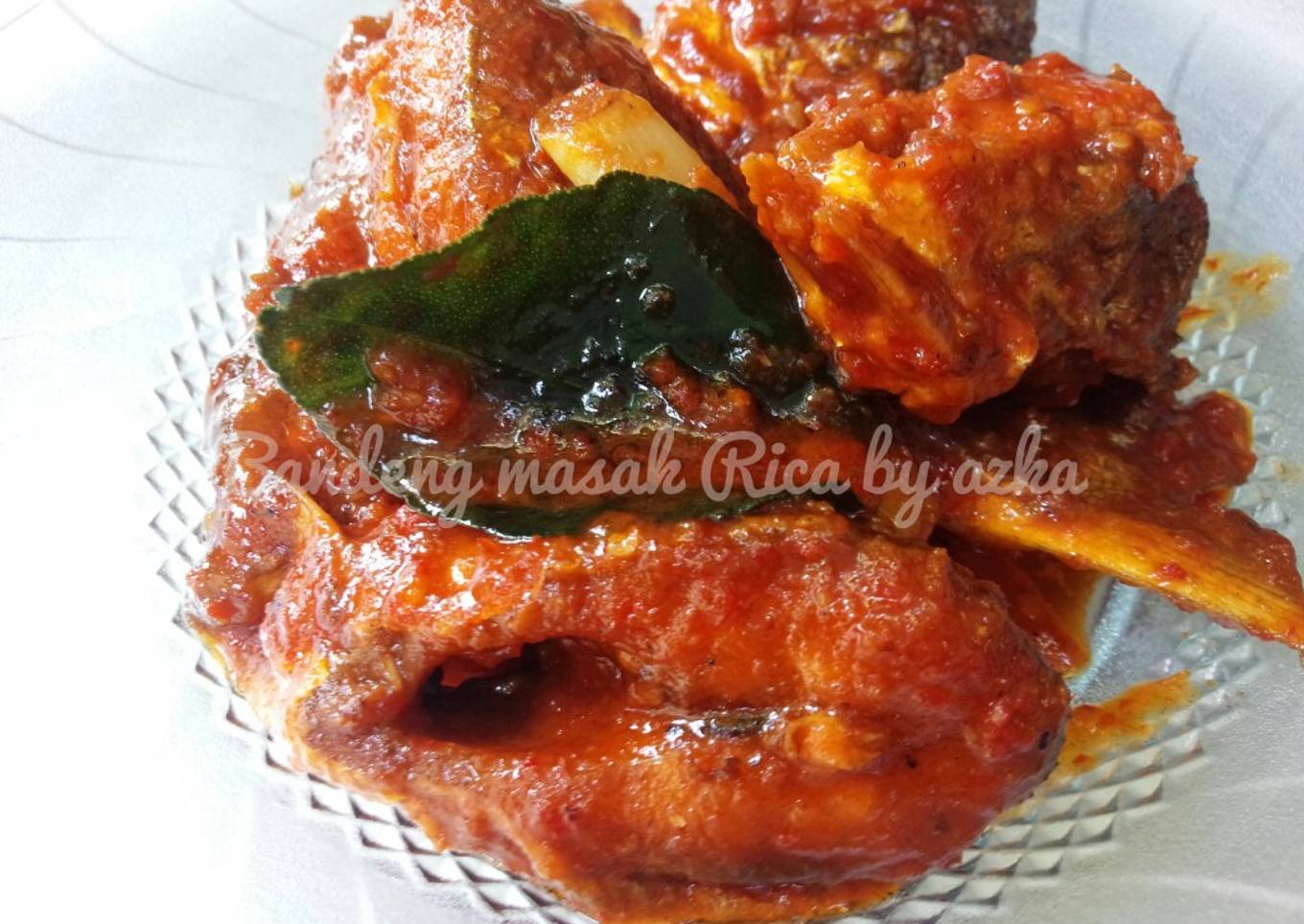 Bandeng masak Rica