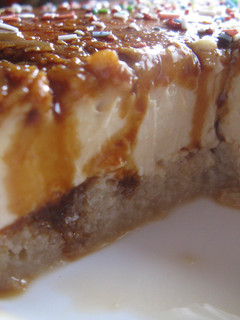 Una foto de Tarta de turrón blando