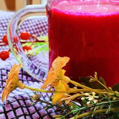 A picture of Beetroot smoothie.