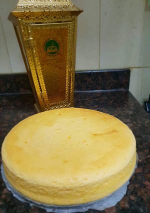 صورة لوصفة الكيكة اليابانية.Japanese cheesecake 🍰🍰