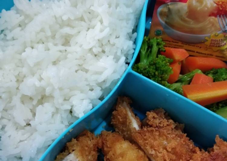 Resep Chikhen katsu bekal suami Anti Gagal