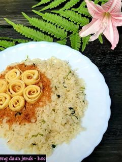 Foto resep Nasi Goreng Daun Jeruk (vege)