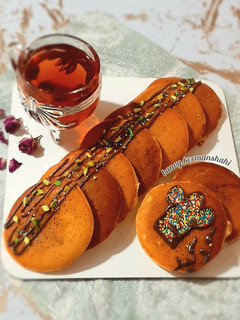 عکسی از دستور پنکیک مغز دار (پنکیک با مغز نوتلا)