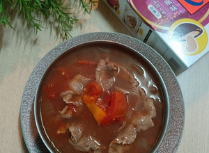 電鍋燉牛肉番茄湯 的食譜成品照片