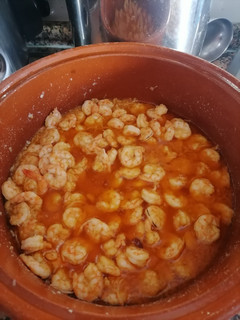 Una foto de Gambas al pilpil sin perejil