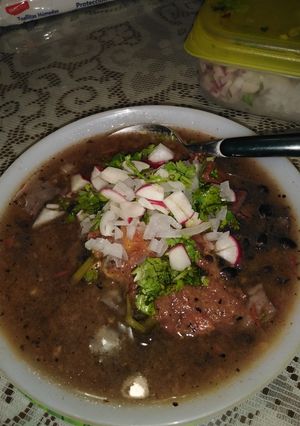 Una foto de Frijol con puerco o internacional