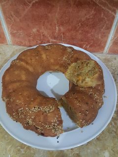 صورة لوصفة كيكة الجزر