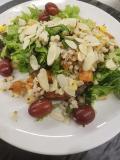 A picture of Spring protein salad.