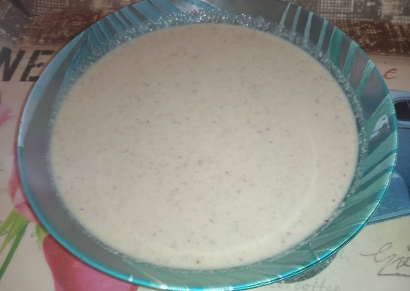 Ajoblanco de pistachos