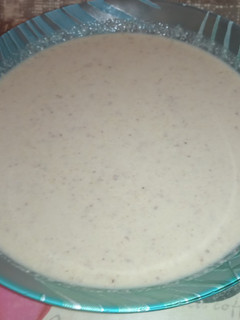 Una foto de Ajoblanco de pistachos