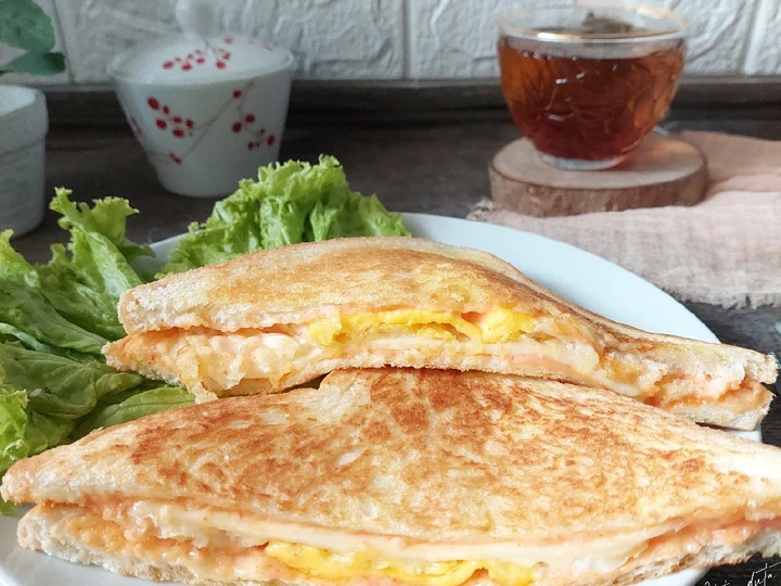 Cara Mudah Menyiapkan Resep Egg Melt Sandwich yang Bisa Manjain Lidah Anti Ribet, Bikin Ngiler
