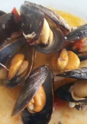 Una foto de Mejillones en salsa 