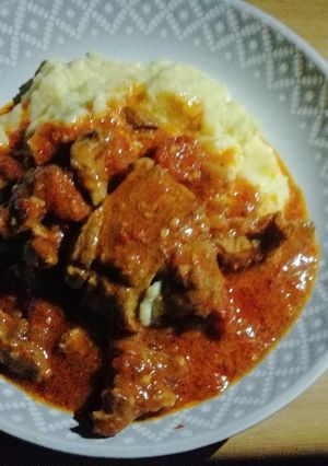 A picture of Open fire polenta.