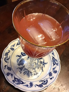 A picture of California Farm Watermelon Wine and Pickled Rind.