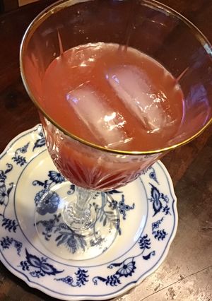 A picture of California Farm Watermelon Wine and Pickled Rind.