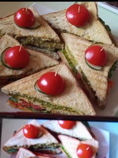 Vegetable Sandwich ainihin hoton girkin