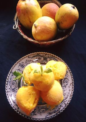 A picture of Mango Sorbet.