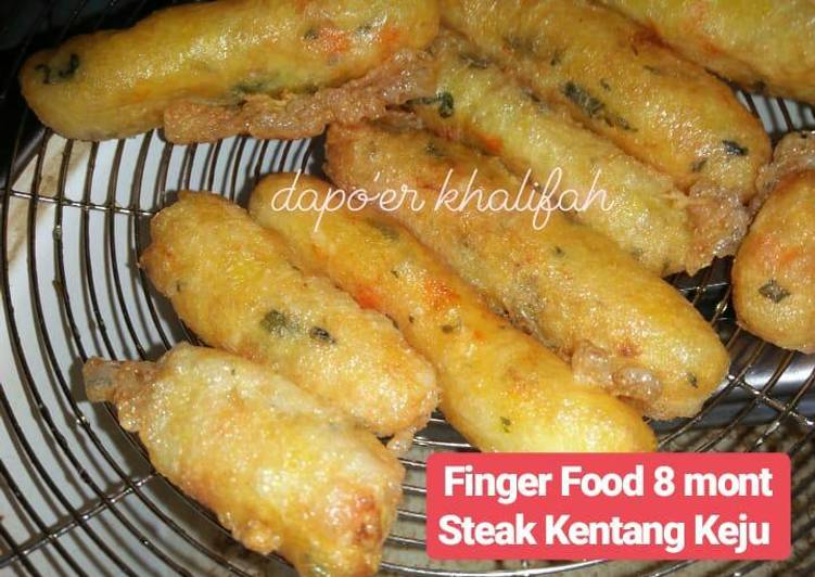 Resep Stik Kentang Keju Finger Food baby 8 month Anti Gagal