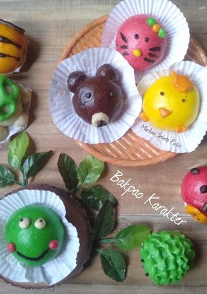 Foto resep Bakpao Karakter tanpa tepung tang mien