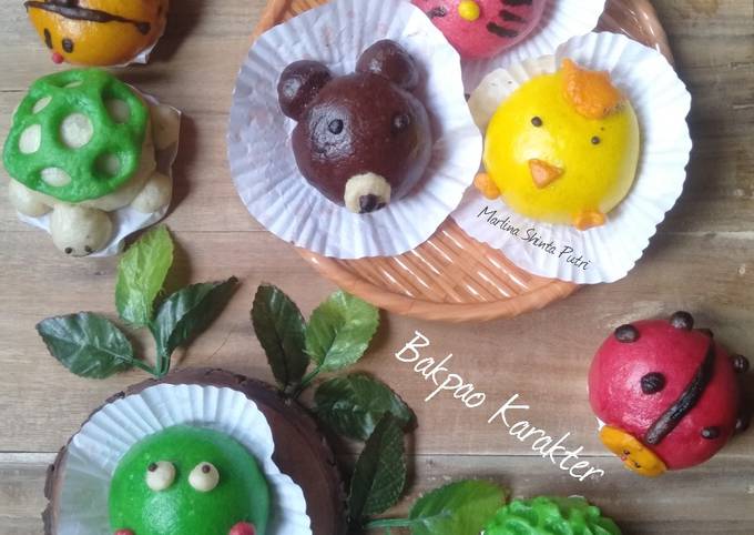 Resep Bakpao Karakter tanpa tepung tang mien Resep Bakpao Karakter tanpa tepung tang mien