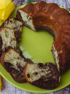 Gluténmentes, laktózmentes, ch. csökkentett, kakaós, túrós kuglóf recept fotója