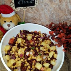 A picture of Spicy Chana Chat.