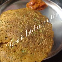 A picture of Pittu (besan dosa).