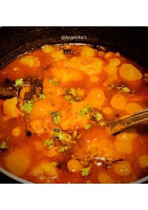 A picture of Spicy Fiery: Red Chicken Curry.