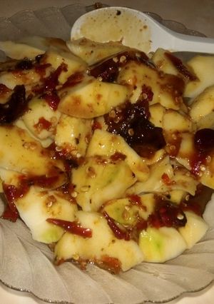Foto resep Rujak manis pedas mangga muda