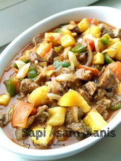 Foto resep Sapi Asam Manis