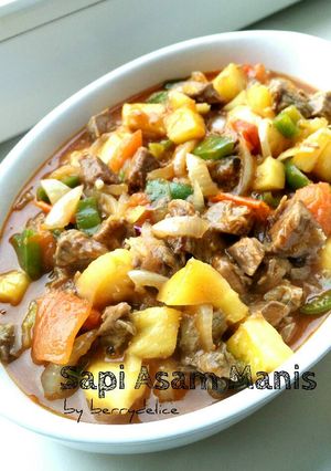 Foto resep Sapi Asam Manis