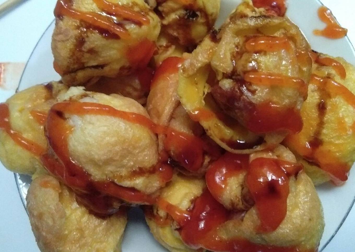 Bola bola telur sosis (telur ayam) part 1