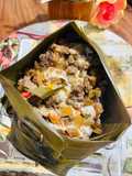 Nasi daging takir pontang