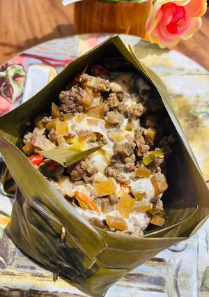 Foto resep Nasi daging takir pontang