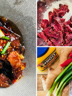 A picture of Fullblood Wagyu Mongolian Beef.