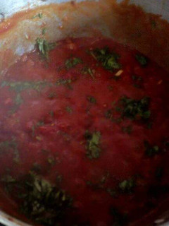 A picture of Chilli tomatoes stew.