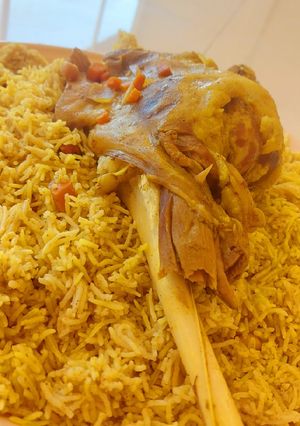 صورة لوصفة مكبوس لحم